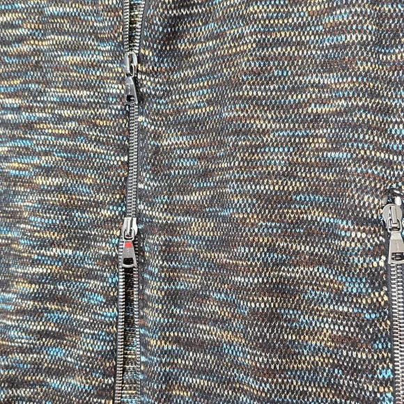 John Varvatos Collection Men's Sylvan Baseball Jacket Space Dyed Blue Topaz M - Picture 11 of 16